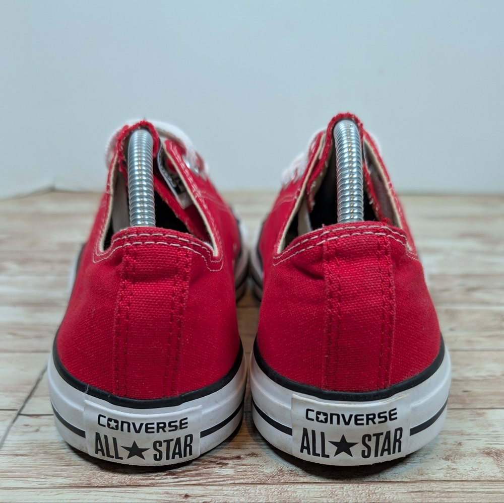 Converse All Star Chuck Taylor Low Top Red Sneakers Tennis Shoes Men's 10 - Picture 13 of 15